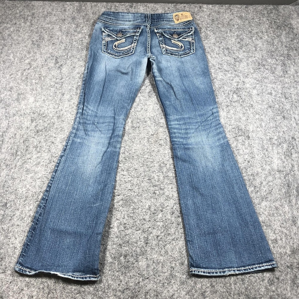 Silver Jeans Co Suki Surplus Bootcut Jeans Womens 27x32 Medium Wash Stretch - Picture 16 of 16